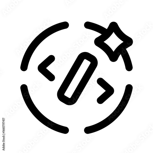 generate code line icon