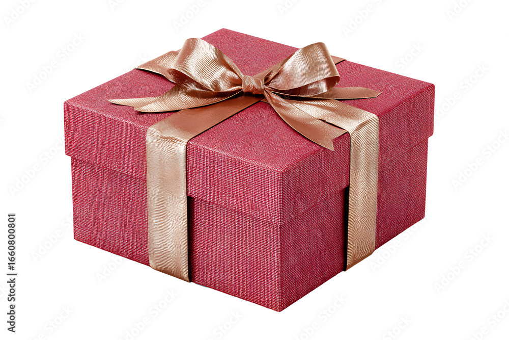Obraz premium Artistic Watercolor Illustration of Dark Pink and Dark Blue Christmas Gift Boxes, Isolated on Transparent Background