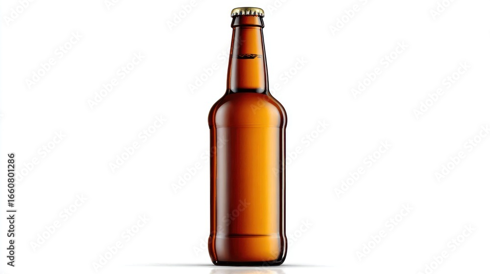 Amber glass beer bottle Amber glass beer bottle
