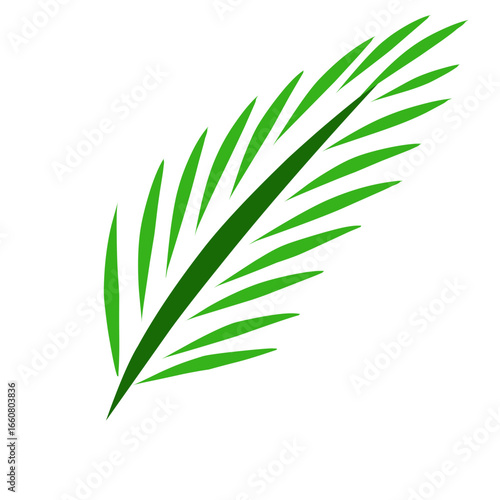 Vibrant green leaves with intricate textures swaying gently in the sunlight, creating a serene backdrop