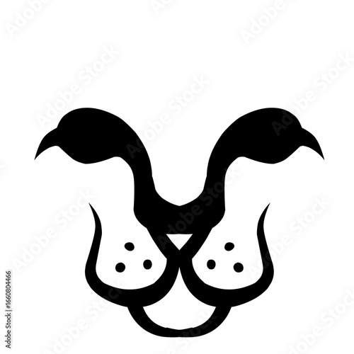 Abstract artistic representation of intertwined shapes with a smooth gradient background