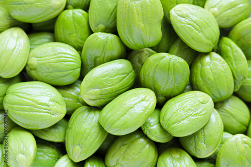 Принти на полотні Closeup of fresh petai or pete, also known as stinky beans.