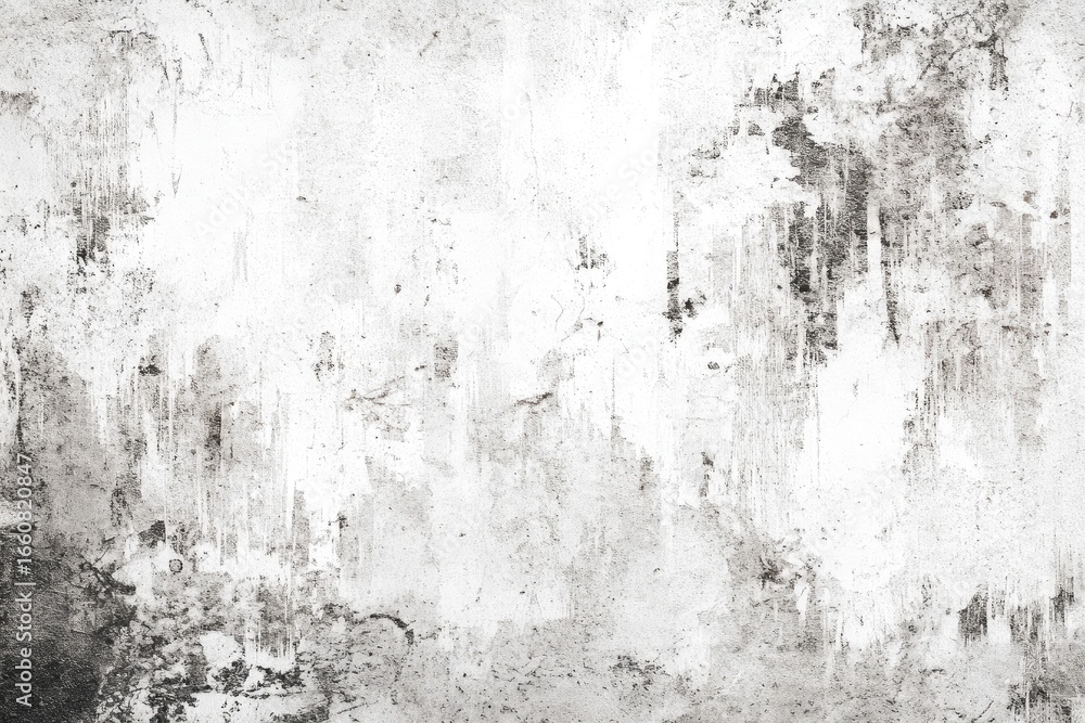 Obraz premium Weathered, textured, light gray wall