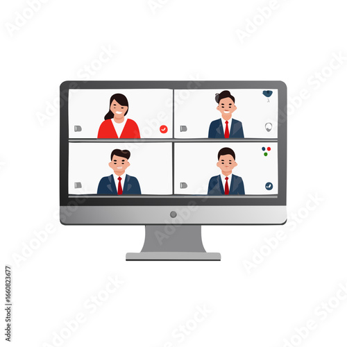 business people with laptop