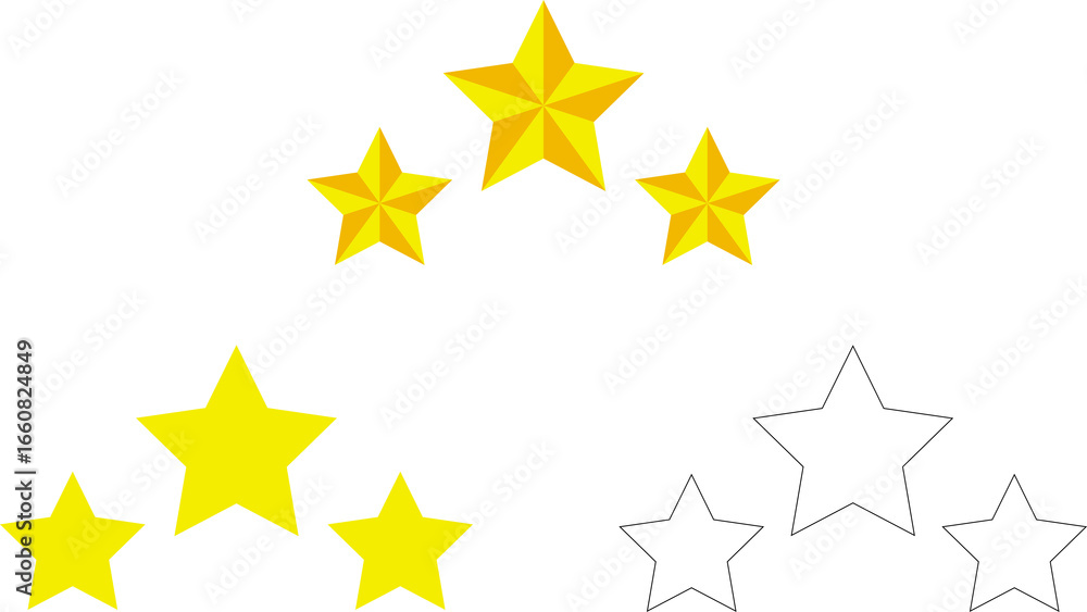 Obraz premium Three stars