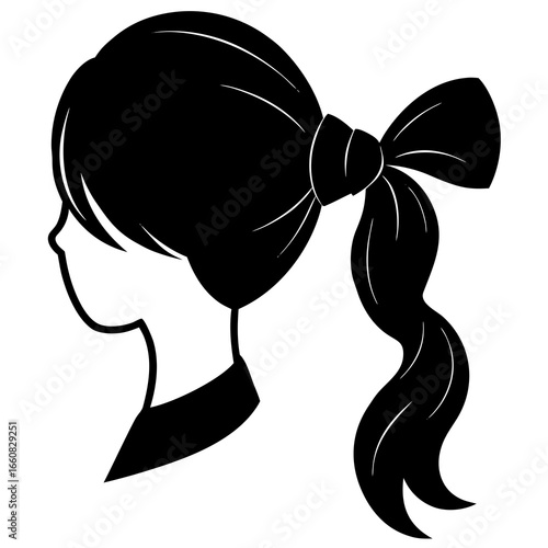 vector illustration of a girl