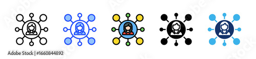 Affiliate Marketing Icon Collection With Multiple Styles