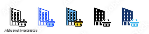 B2B E Commerce Icon Collection With Multiple Styles