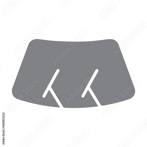 Car windshield icon
