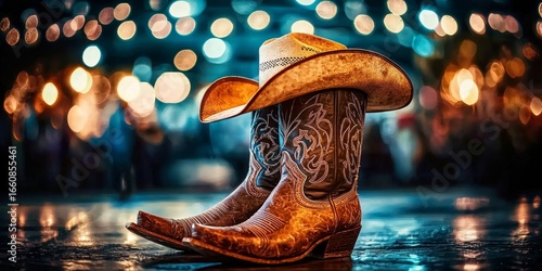 Enjoy the Rustic Charm of Cowboy Boots and Hats.