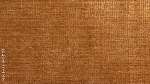 Close up of a textured brown fabric surface with a woven pattern creating a detailed background effect