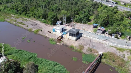 Wallpaper Mural Water treatment plants, piping systems and supporting infrastructure that distribute clean water from the Water Treatment Plant Torontodigital.ca