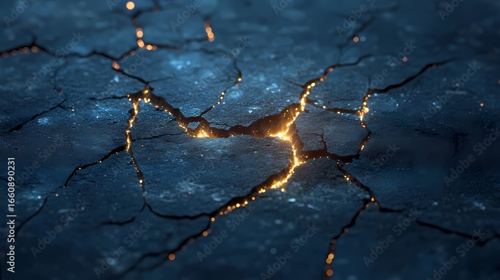 Obraz premium Self-Healing Material Demo