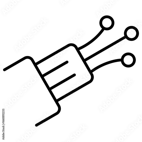 Fiber Optic Outline Icon