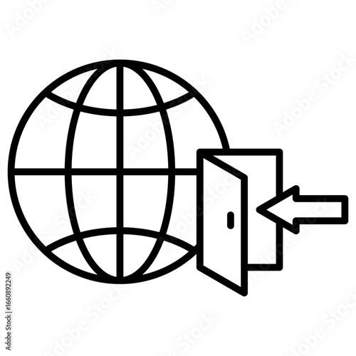 Network Gateway Outline Icon