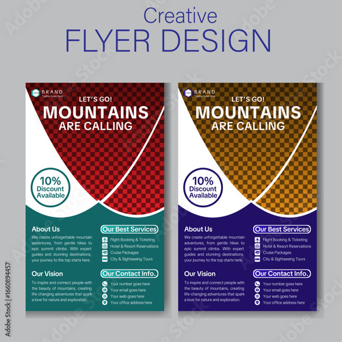 Simple Tour and travel flyer design template for print and social media which can Increase business and customer attraction.