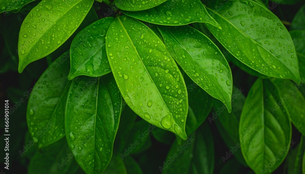 Fototapeta premium fresh green leaves
