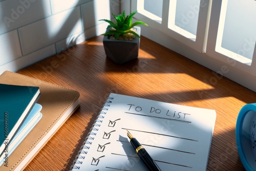 A notebook with 