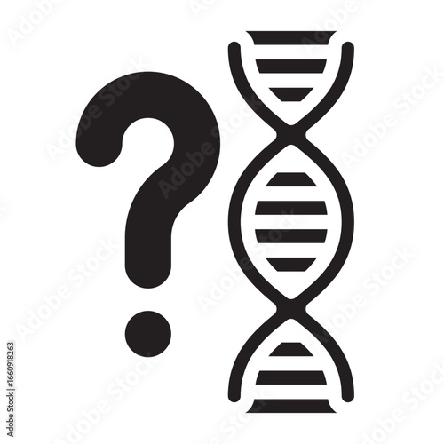 Science DNA Question Education Glyph Icon