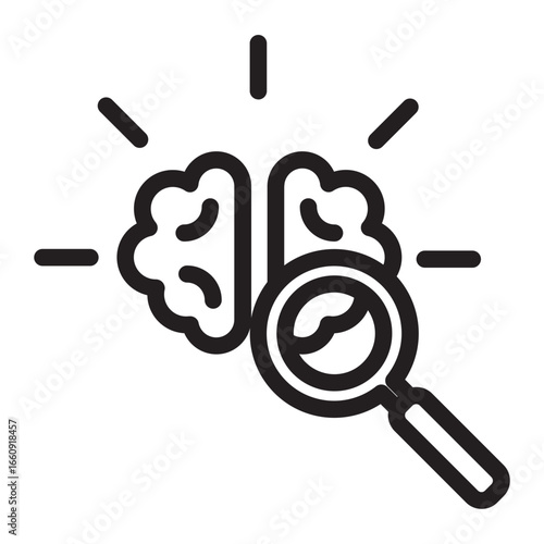 Brain Research Education Icon