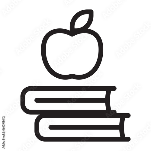 Apple Books Stack Education Icon