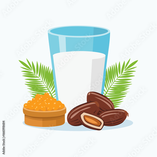 Refreshing Date Milk: A Nutritious and Healthy Beverage