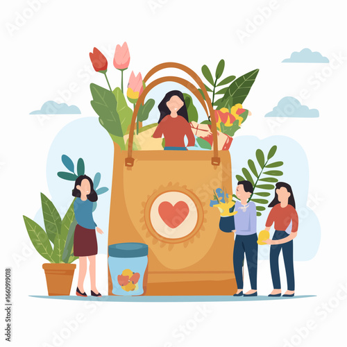 Charitable Giving: Illustration of Community Support