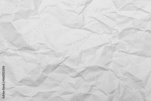 White Paper Texture background. Crumpled white paper abstract shape background with space paper recycle for text