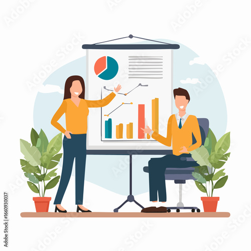 Business Presentation: Data Analysis and Team Collaboration