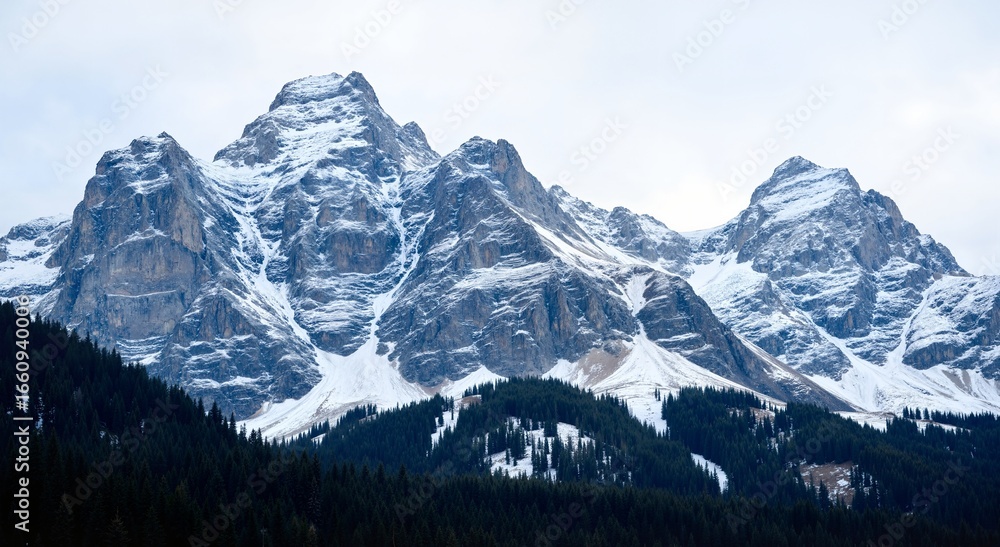 Obraz premium snow covered mountains in winter