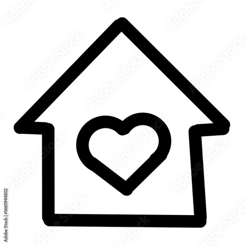 House vector illustration symbol.