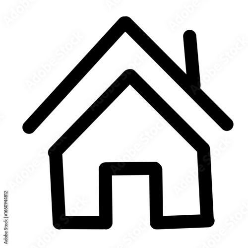 House vector illustration symbol.