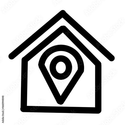 House vector illustration symbol.
