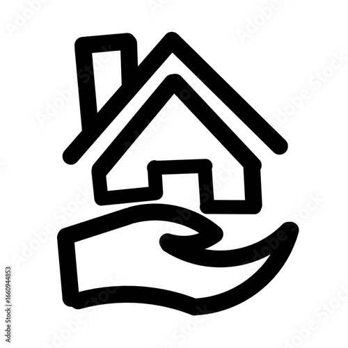 House vector illustration symbol.