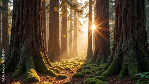 Fototapeta Naklejka Na Ścianę i Meble -  Close up of the natural landscape of the forest