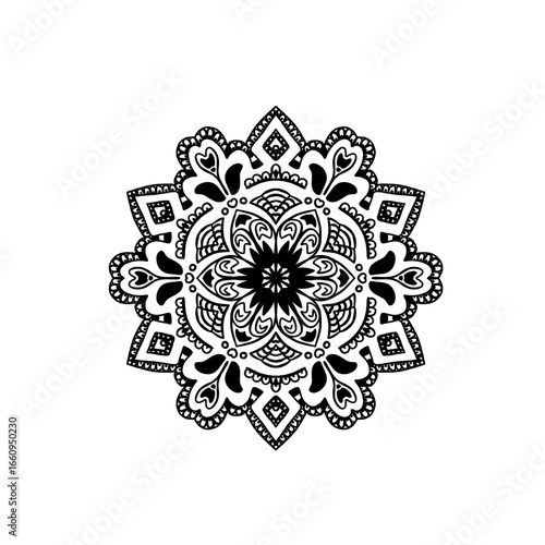 ornamental round lace ornament
