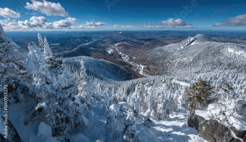 Wallpaper Mural Winter wonderland mountain vista (1) Torontodigital.ca