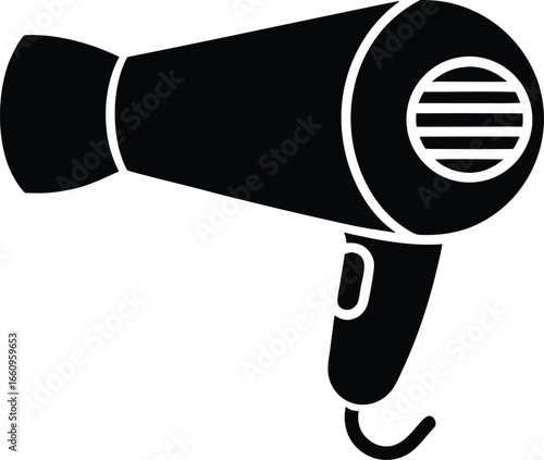 Hair dryer vector icon.eps