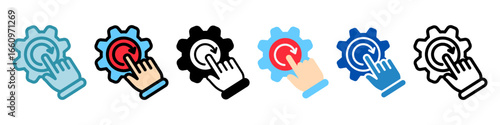 Action Multi Style Mini Illustration Icon. Use For Modern Concept, Print, Ui, Ux Kit, Web And App Development. Vector Related To Office, Education, Examination And More