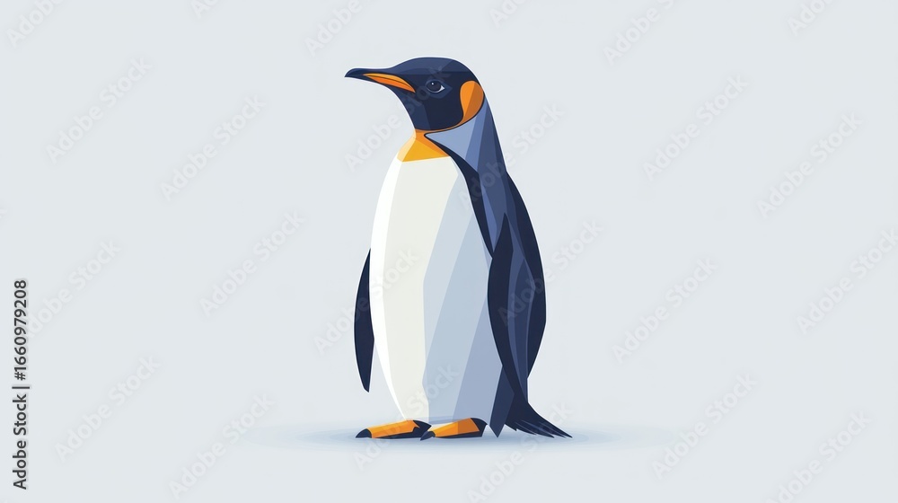Fototapeta premium Abstract Penguin Illustration