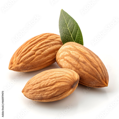 Raw almonds are nutrient-packed nuts with a crunchy texture and mild flavor, rich in protein,