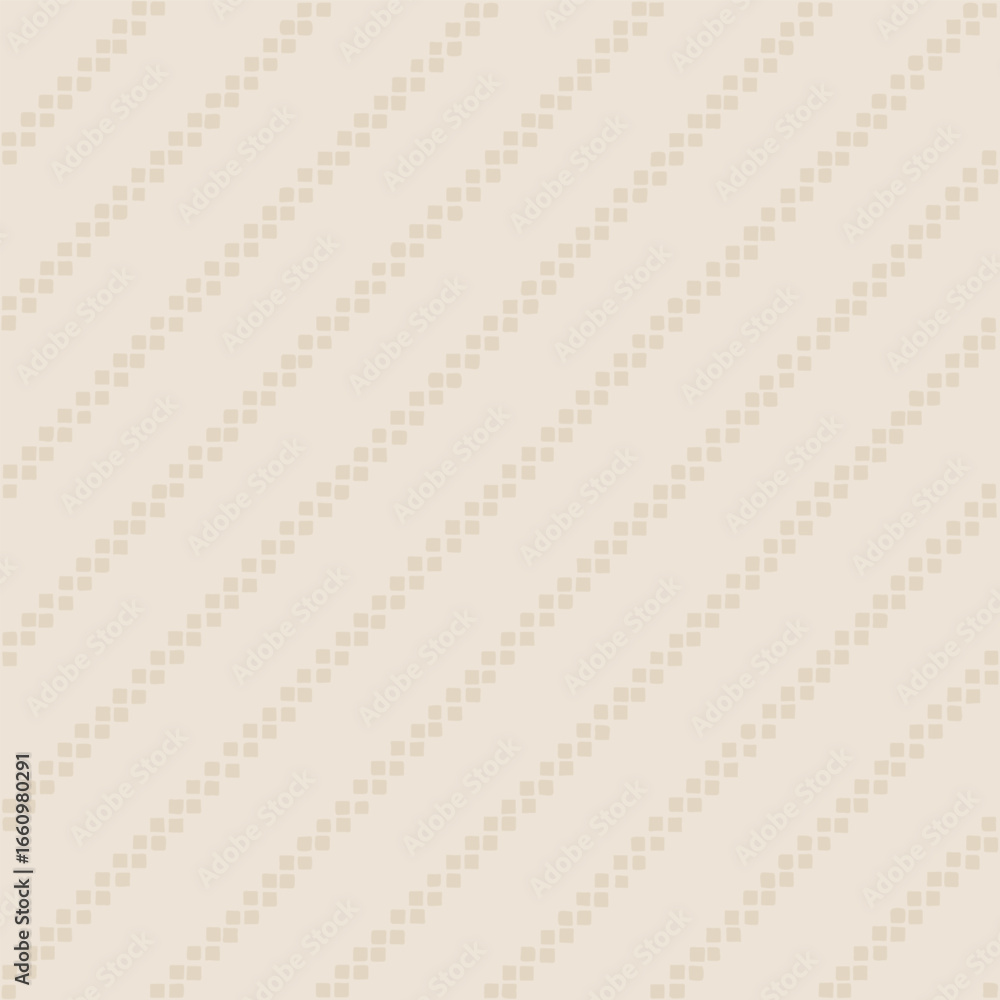 Fototapeta premium lines from hand drawn squares. beige pixels. modern decorative art. gray repetitive background. vector seamless pattern. geometric fabric swatch. wrapping paper. continuous design element for textile,