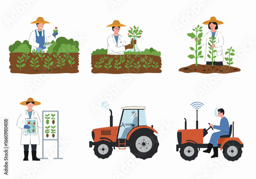 Agricultural science and modern farming concepts