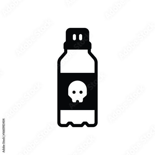 Black solid icon for hydro sodium