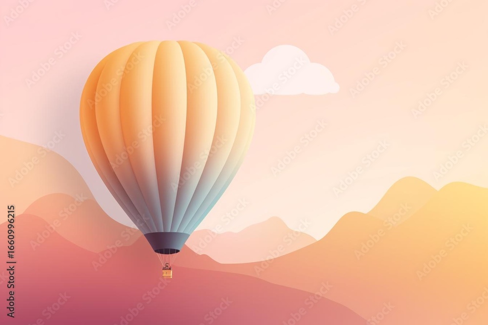 Fototapeta premium hot air balloon