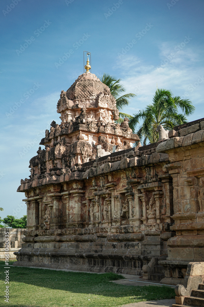 Obraz premium Gangaikonda Cholapuram South Indian Temple Gopuram