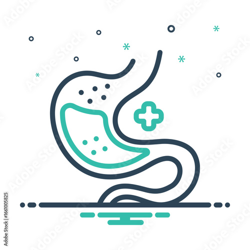 Mix icon for gastroenterology