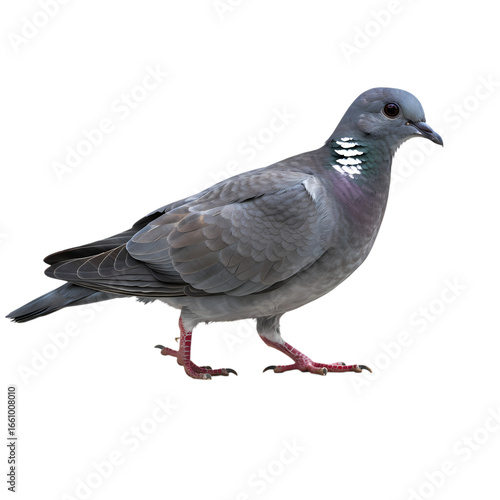 Stunning Wood Pigeon: Detailed Profile of a Common Bird