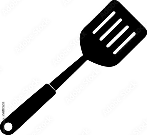 Kitchen Turner or Flipper Utensil Icon