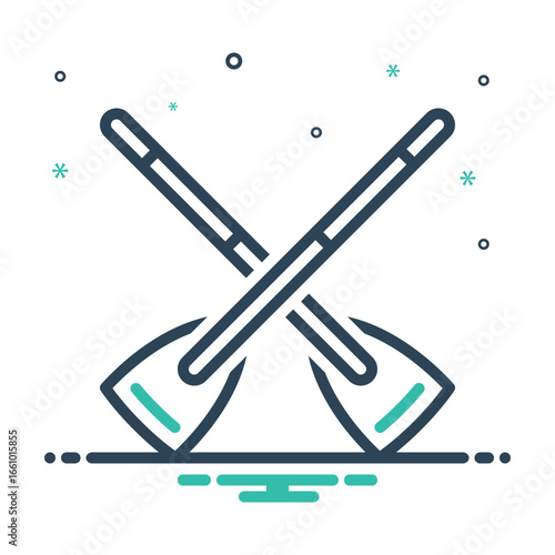 Mix icon for oar